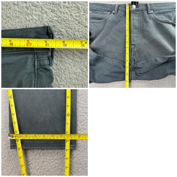 Levis 501 Jeans Men 32x30 Pant Grey Blue Straight Fit Button Fly Denim Vintage 1 - Picture 12 of 12